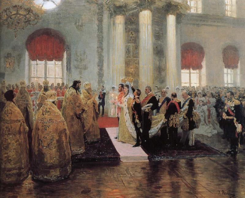 Ilia Efimovich Repin Ceremony France oil painting art